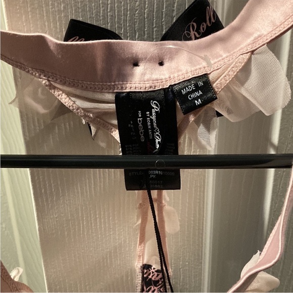 Bebe pussycat dolls lace up tank & thong collectible item Y2K - Picture 5 of 11